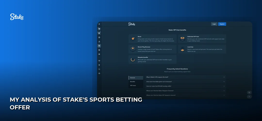My Analysis of Stake's Sports Betting Offer