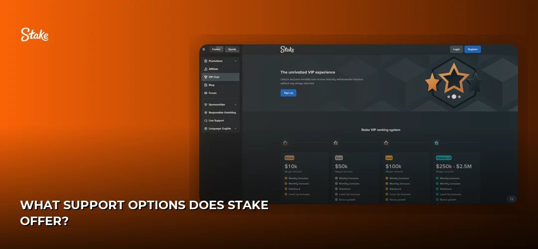 Stake promotional banner