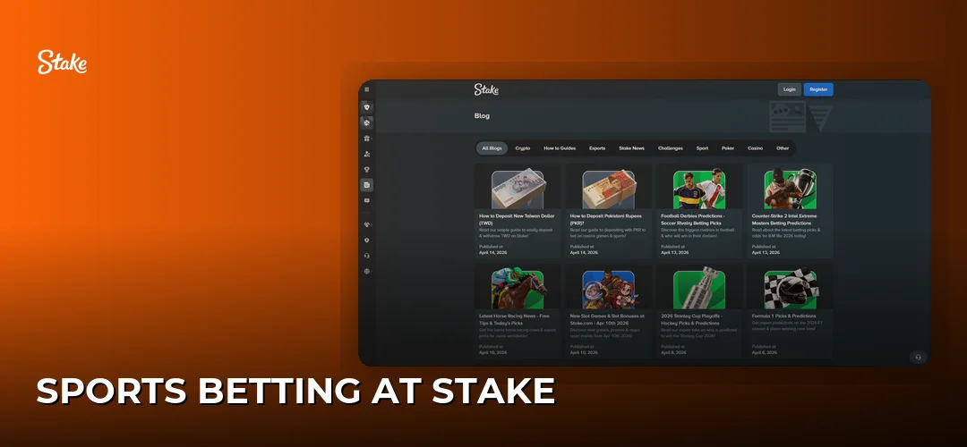 Stake promotional banner