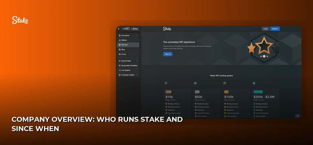 Stake promotional banner