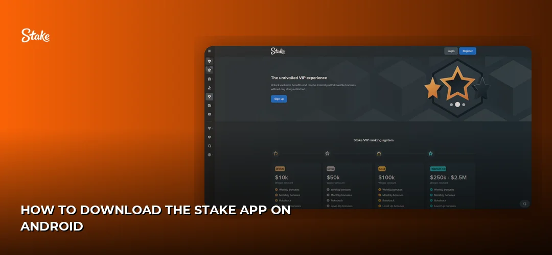 Stake promotional banner