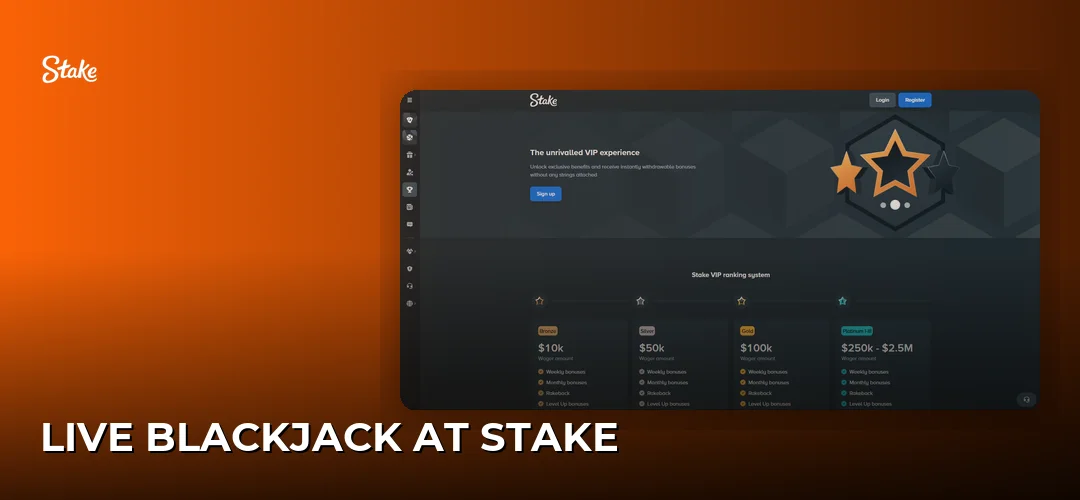 Stake promotional banner